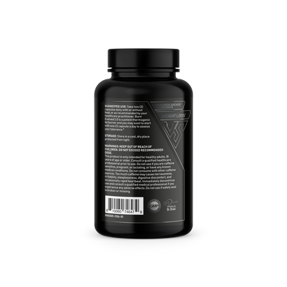 Burn Evolved 2.0 Bottle Side
